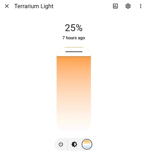 Color temperature slider in Home Assistant